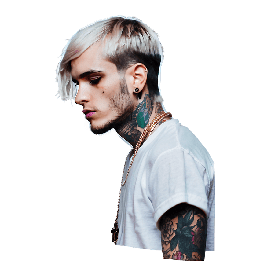 Lil Peep Memorabilia Art PNG ooj