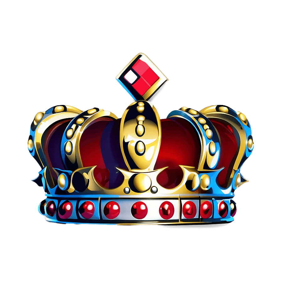 Shiny Casino Crown PNG 05242024