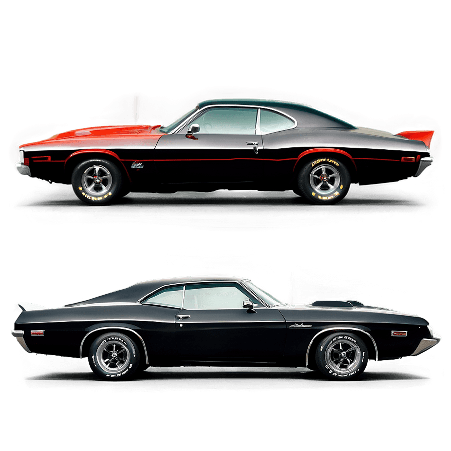 Classic Muscle Car PNG qmv