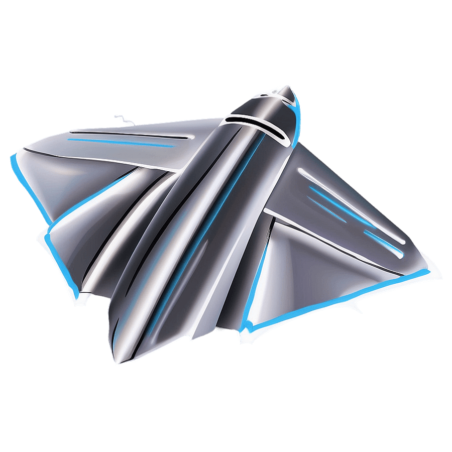Stylized Paper Airplane PNG 05252024