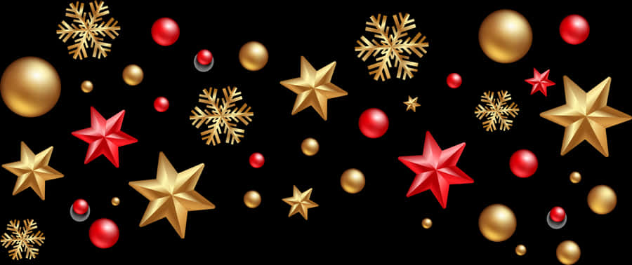 Clipart Designs Interior - Gold Christmas Decorations Png, Transparent Png