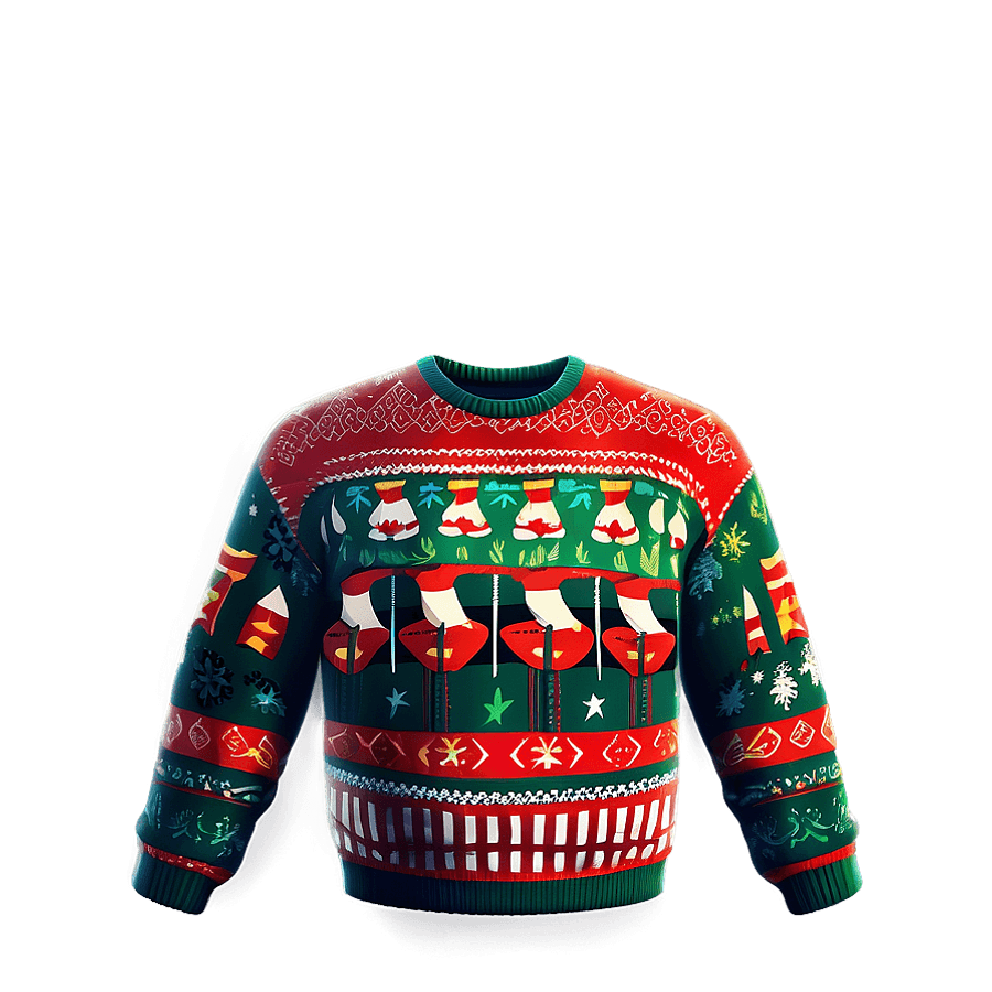 Ugly Sweater Illustration PNG 05232024