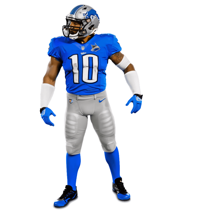 Detroit Lions Uniform PNG 92