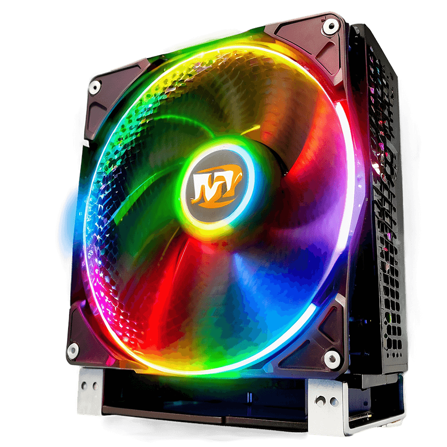Gaming PC with RGB Fans PNG 67