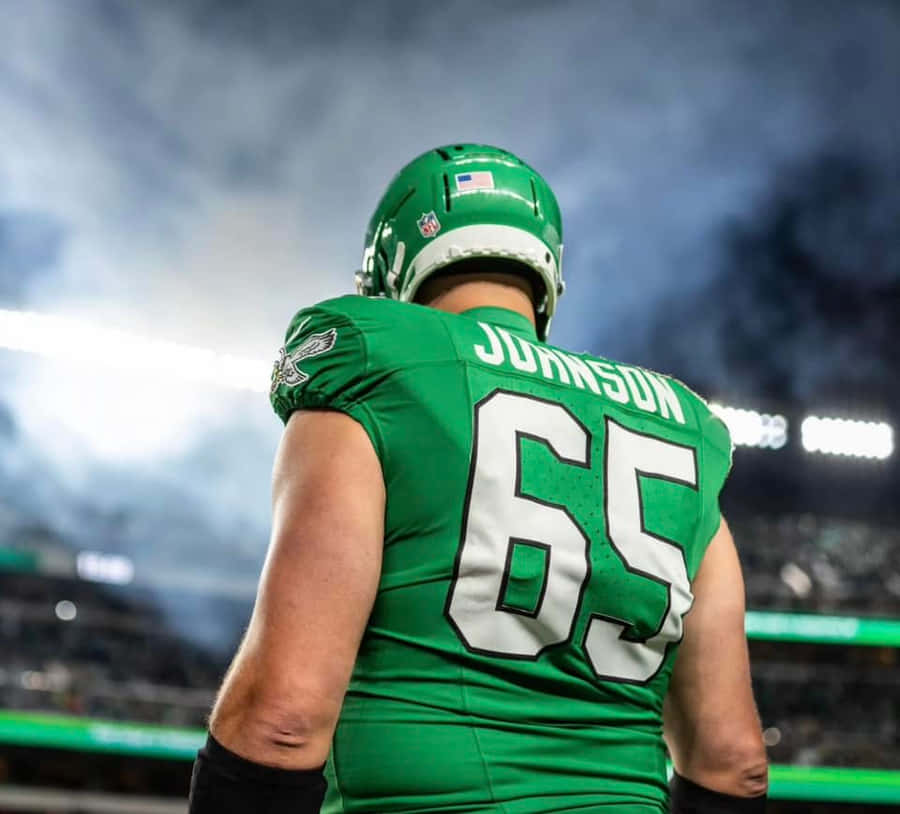 Footballspieler Lane Johnson 65 Trikot