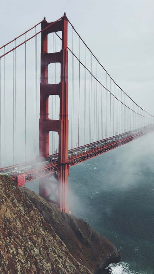 Android San Francisco Baggrund Hvide Tåge