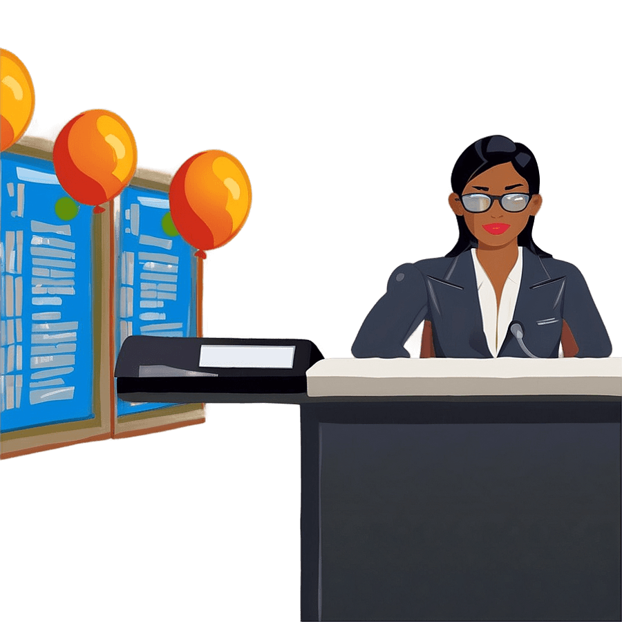 Professional Receptionist Icon PNG 06272024