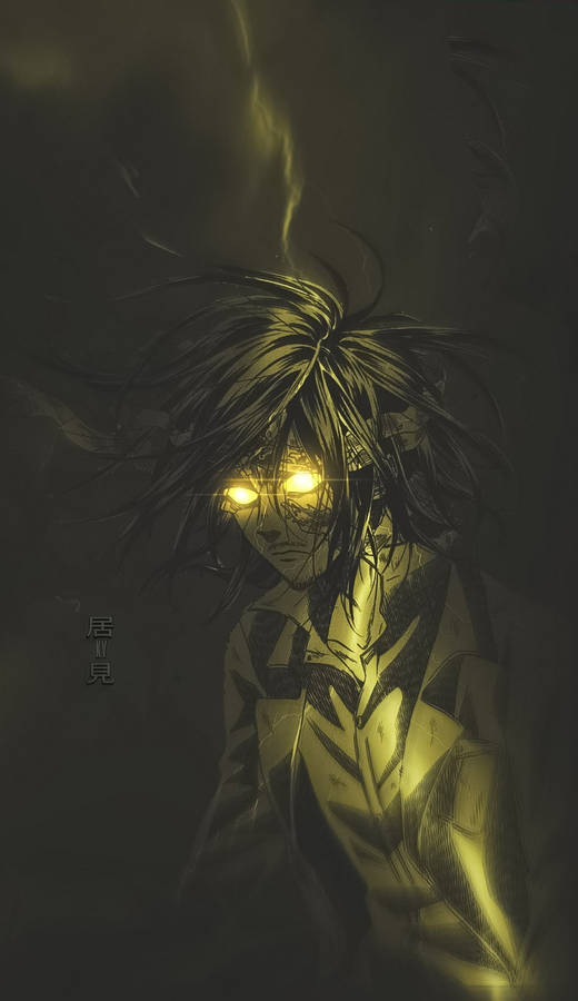 tapetär perfekt för anime-fans som vill ha ett vackert och stilrent utseende på sin mobiltelefon. Den här tapeten har en unik estetisk stil med Eren från Attack on Titan. Den är enkel att installera och kommer att ge din telefon ett helt nytt utseende. Ta din mobilupplevelse till nästa nivå med denna fantastiska tapet!