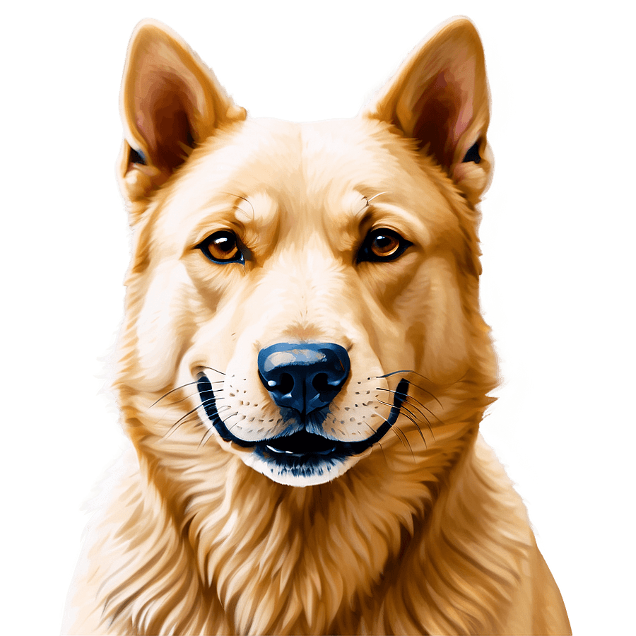 Dog Head Outline PNG 24