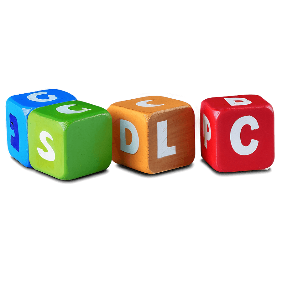 Color ABC Blocks PNG 11