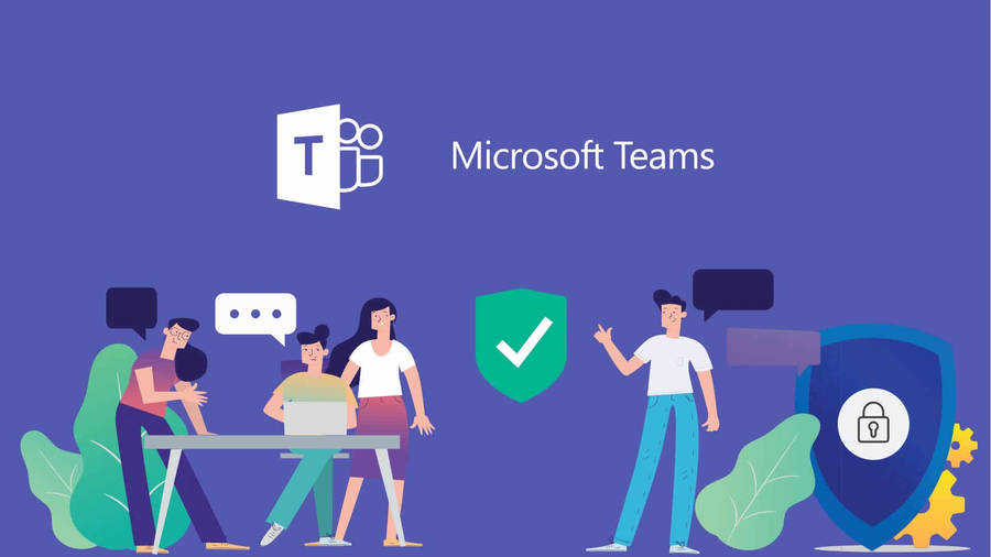 Download Microsoft Teams Computer Application Background Wallpaper Wallpapers Com