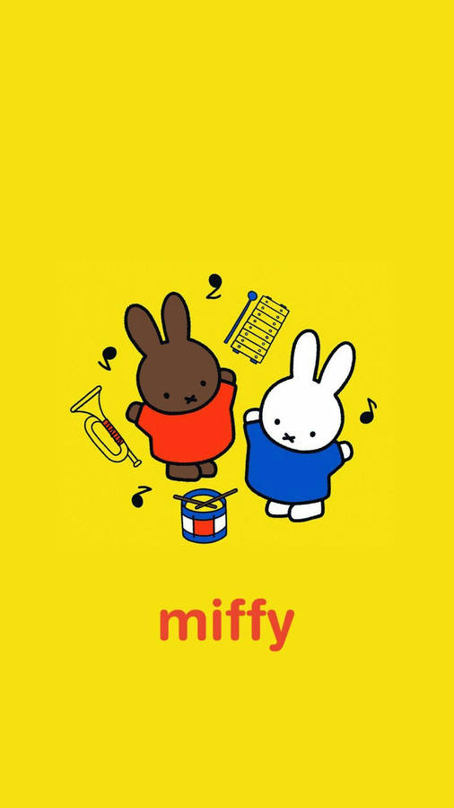 Download Miffy And Melanie Dancing Wallpaper Wallpapers Com