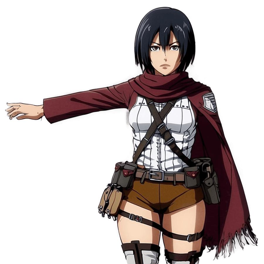 Download Mikasa Ackerman Full Body Png 61 | Wallpapers.com