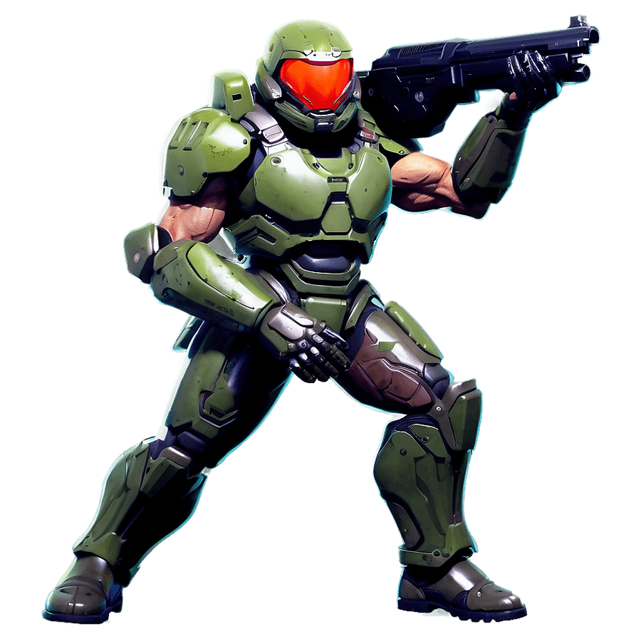 Doom Slayer Icon of Sin Fight PNG dmy