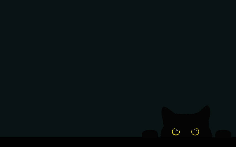 Download Minimalist Black Cat Backgrounds Wallpaper | Wallpapers.com