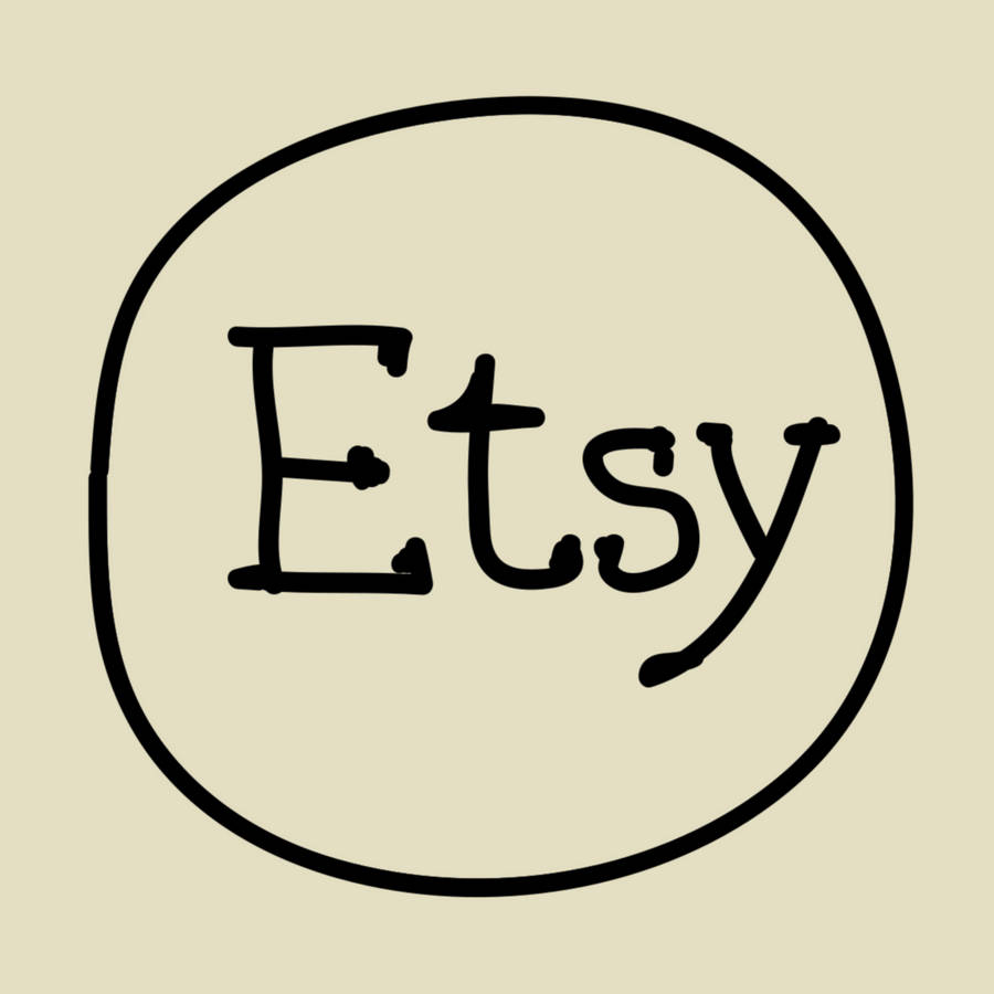 Download Minimalist Etsy Logo Wallpaper | Wallpapers.com