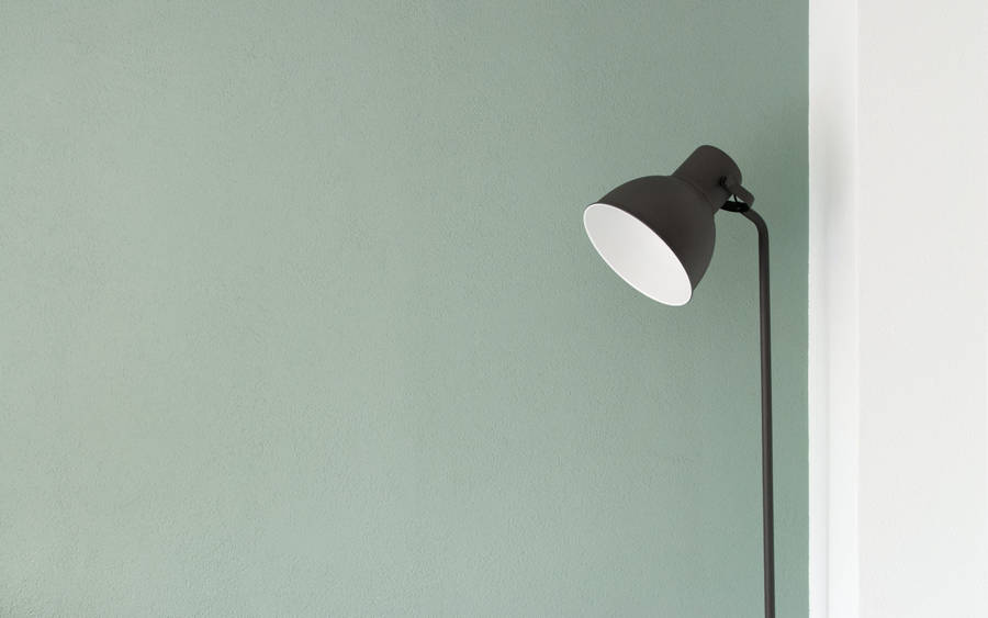 Download Minimalist Lamp On Pastel Gray Color Wallpaper | Wallpapers.com