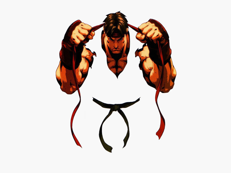 Download Minimalist Street Fighter Ryu Wallpaper Wallpapers Com