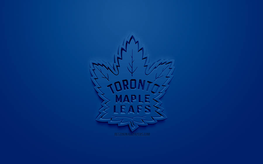 Download Minimalist Toronto Maple Leafs Logo Wallpaper | Wallpapers.com