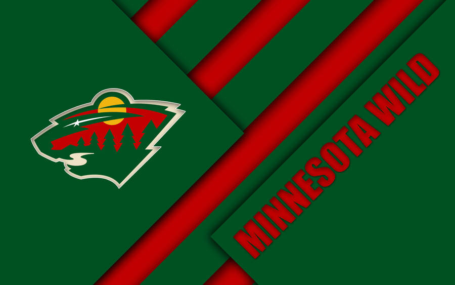 Download Minnesota Wild Abstract Lines Wallpaper