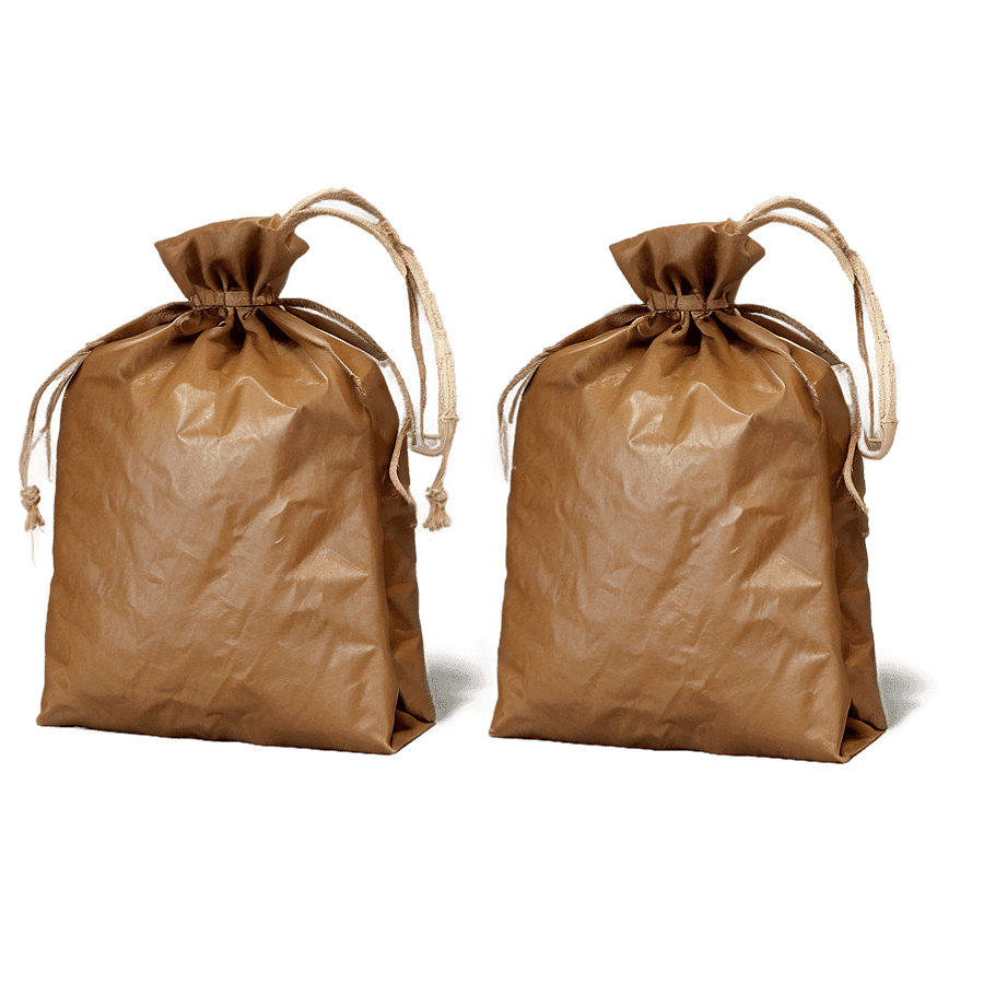 Rustic Brown Bag PNG 26