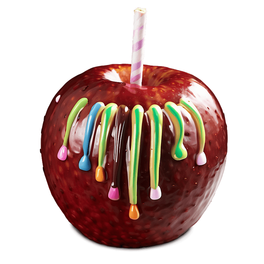 Gourmet Candy Apple PNG 28
