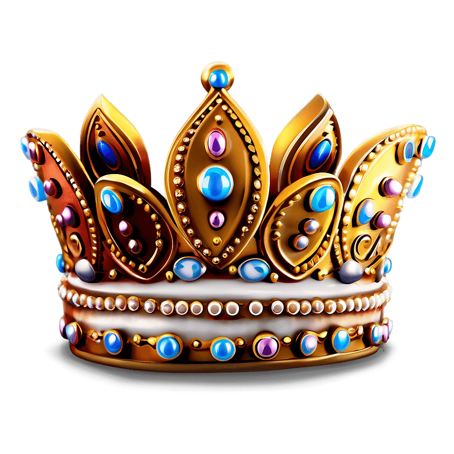 Queen Crown for Cake Topper PNG uuu