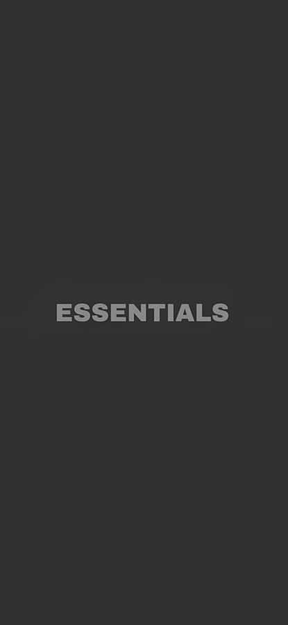 Dunkle Essentials Text Hintergrund