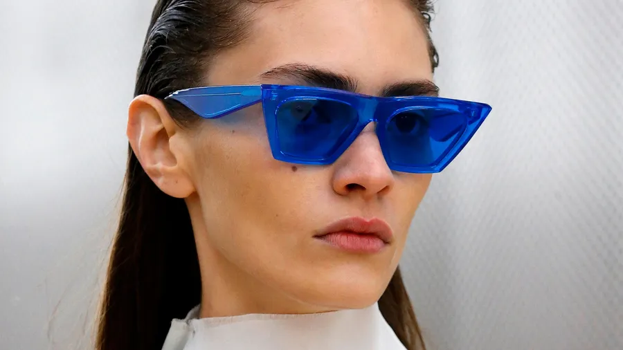 Celine Blue Rectangle Frame