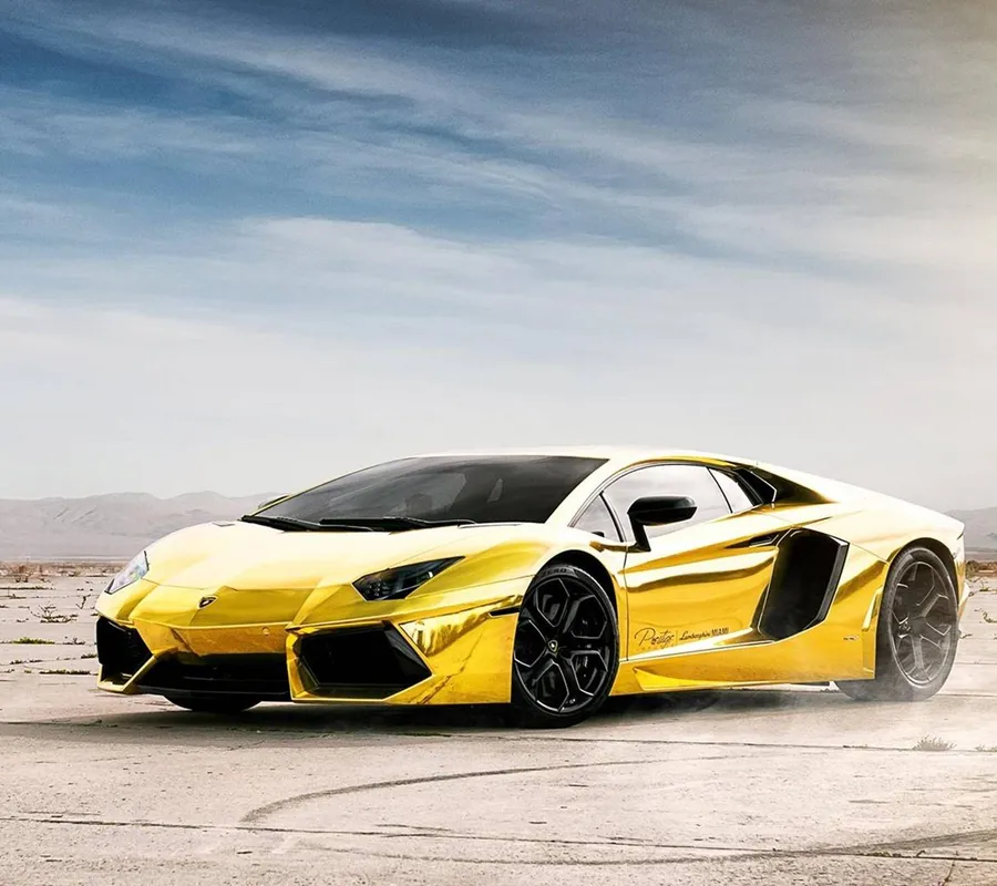 Gold Lamborghini