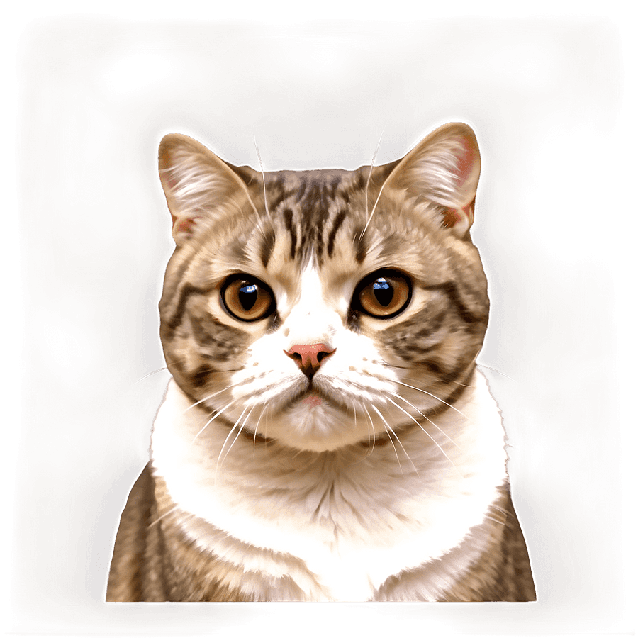 Irritated Scottish Fold PNG 06112024