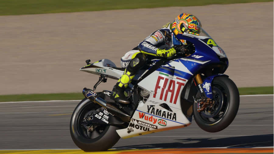 VR46Valentino Rossi fährt schnell.