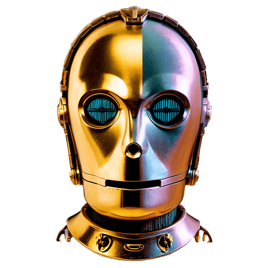 C3PO Movie Poster PNG kqg48