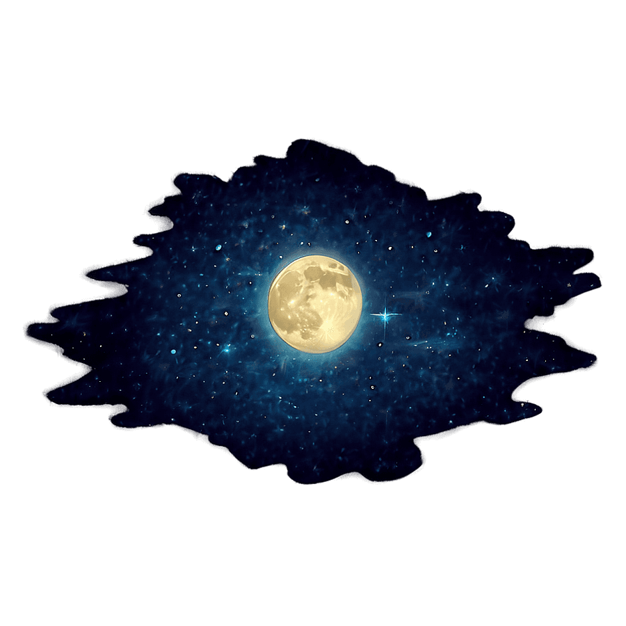 Dreamcore Starry Night Sky PNG 60