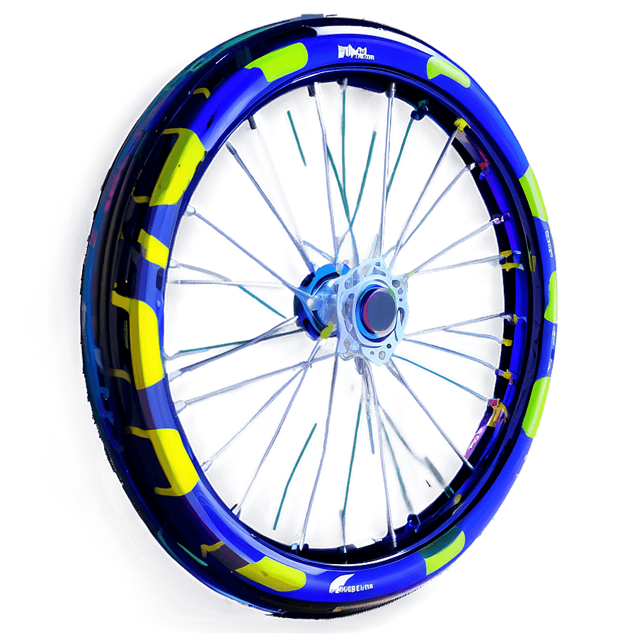 Cartoon Bike Wheel PNG 06282024
