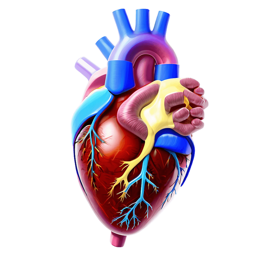 Anatomical Human Heart PNG hsu56