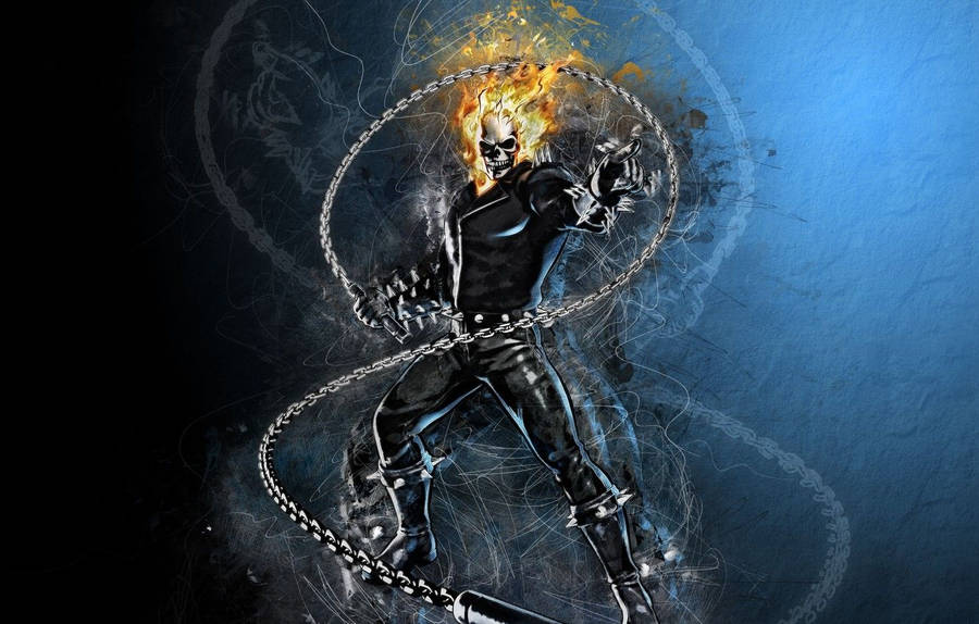 Blå Ghost Rider-kæder