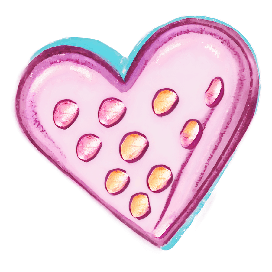 Traditional Conversation Hearts PNG lgv