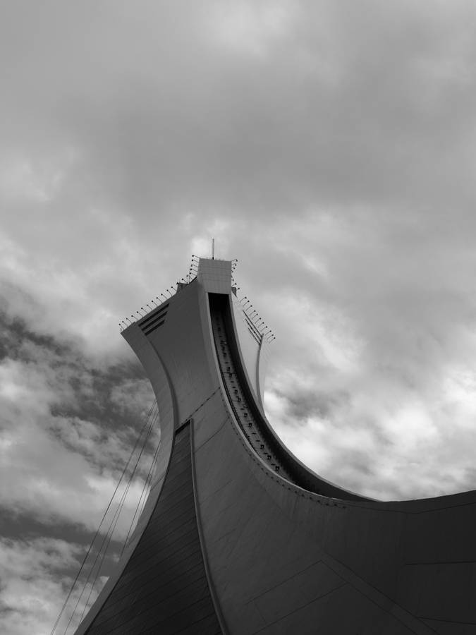 Download Montreal Olympic Stadium Wide Wallpaper | Wallpapers.com