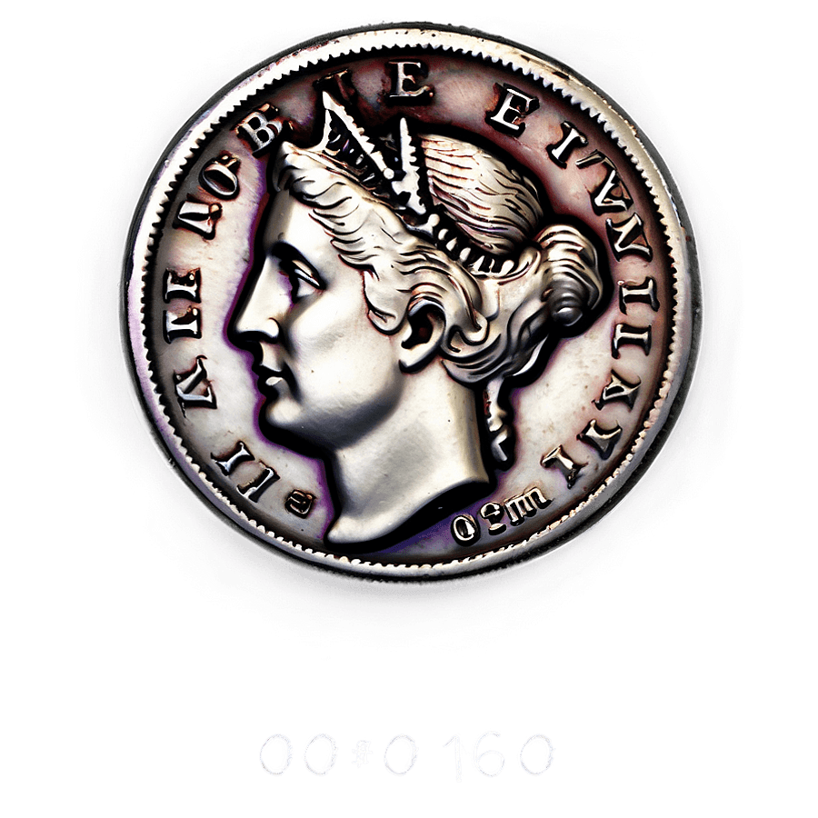 Liberty Dime Portrait PNG vdi88