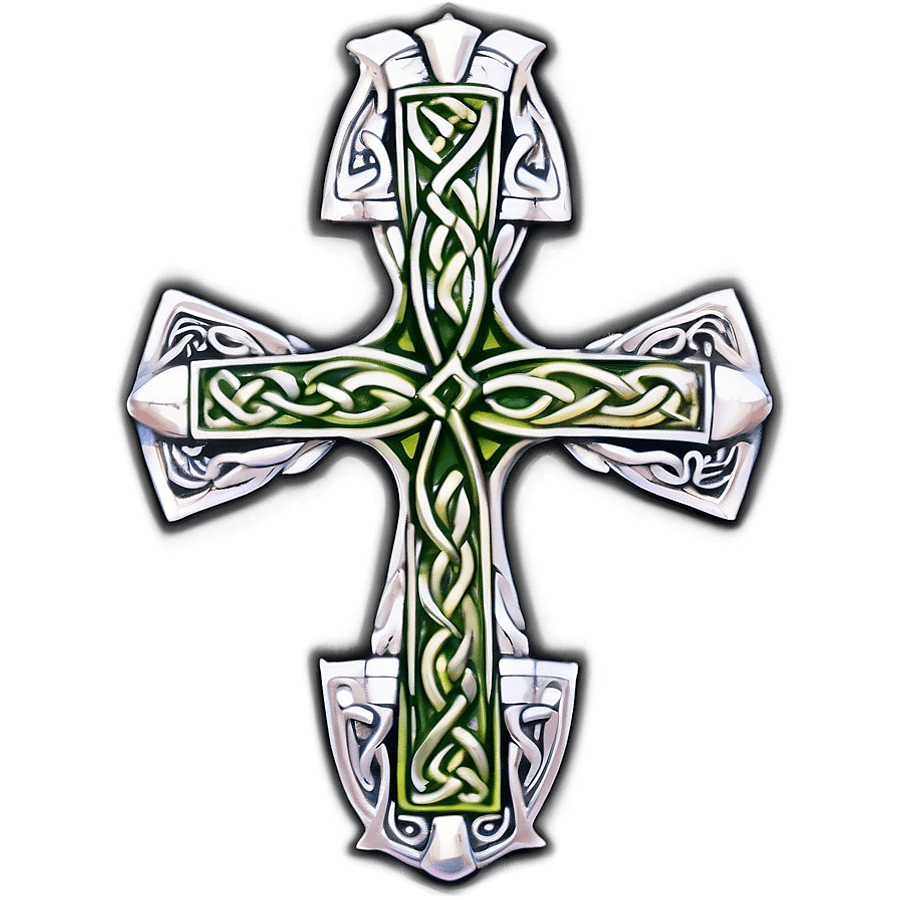 Fancy Celtic Cross PNG wcv5