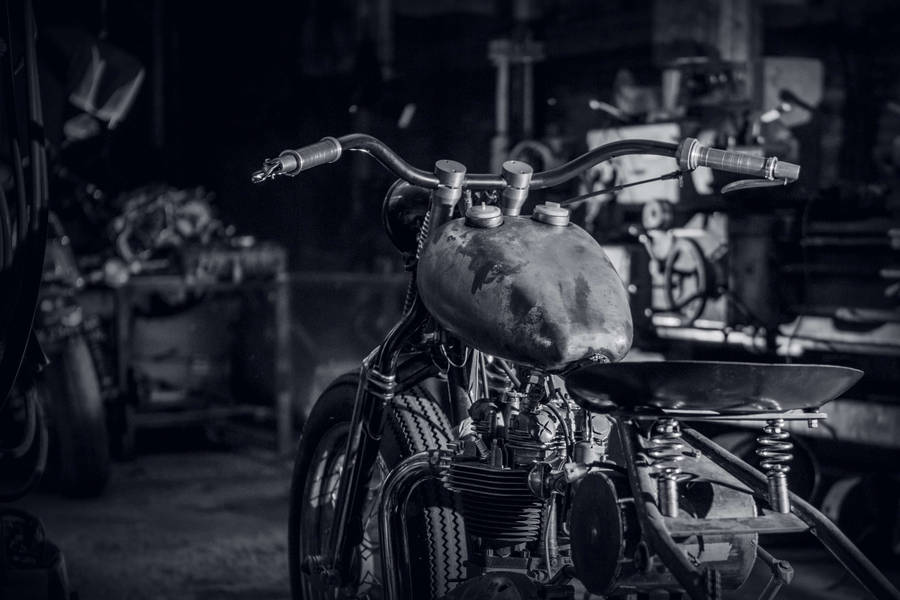 Fond d'écran Moto Bobber Stock