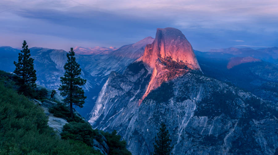 What is the title of this picture ? Download Mountain, Peak, Sky, Yosemite Valley, Usa Wallpaper