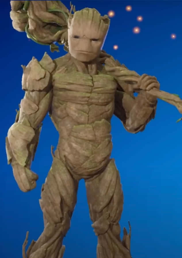 Posa del personaggio Groot di Fortnite