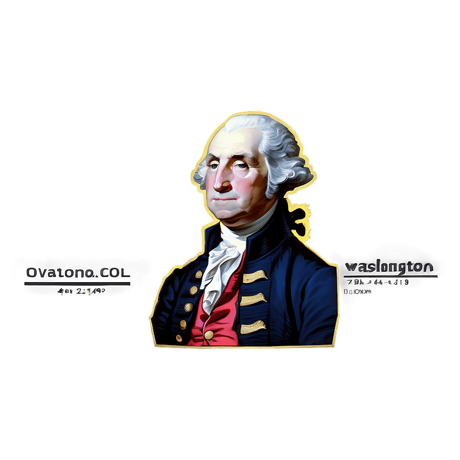 George Washington Revolutionary War PNG ghq53