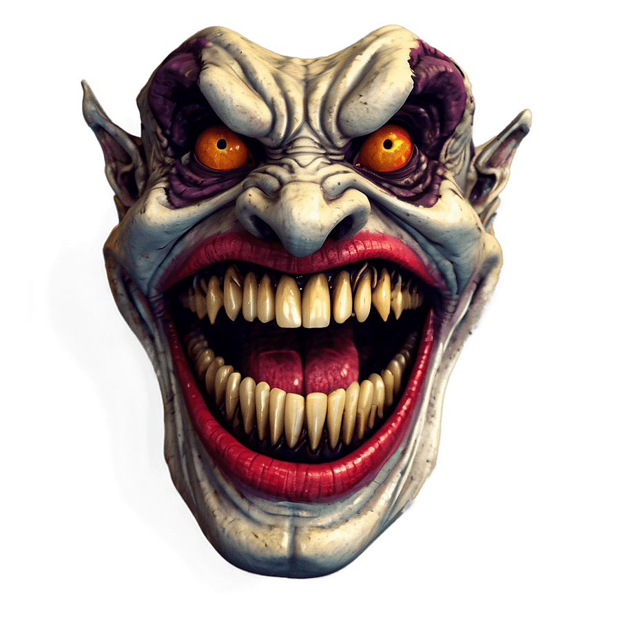 Terrifying Grin Art PNG kyk