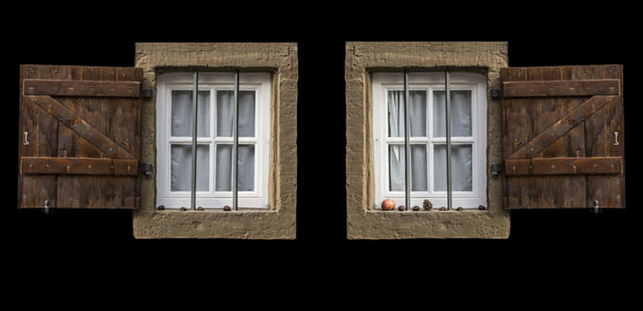 Symmetrical Traditional Windows