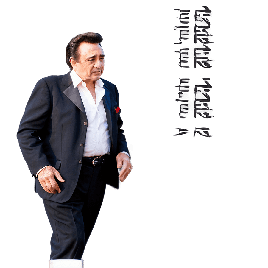 Johnny Cash Candid PNG 70