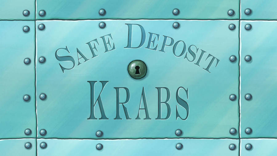 Download Mr. Krabs’ Safe Deposit Wallpaper | Wallpapers.com