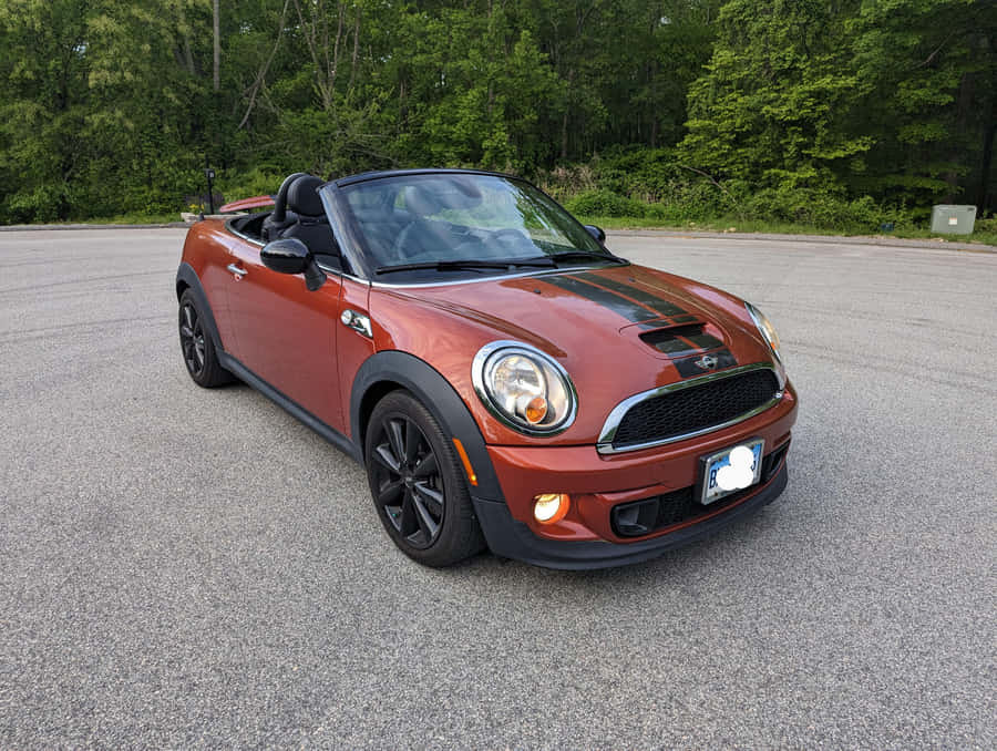 Mini Roadster im Freien geparkt